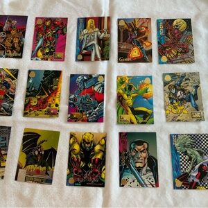 Lot Of 15 Marvel Universe 1994 Fleer Trading Card